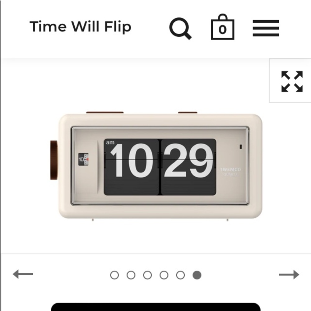 Mid Century Modern Alarm Clock NEW